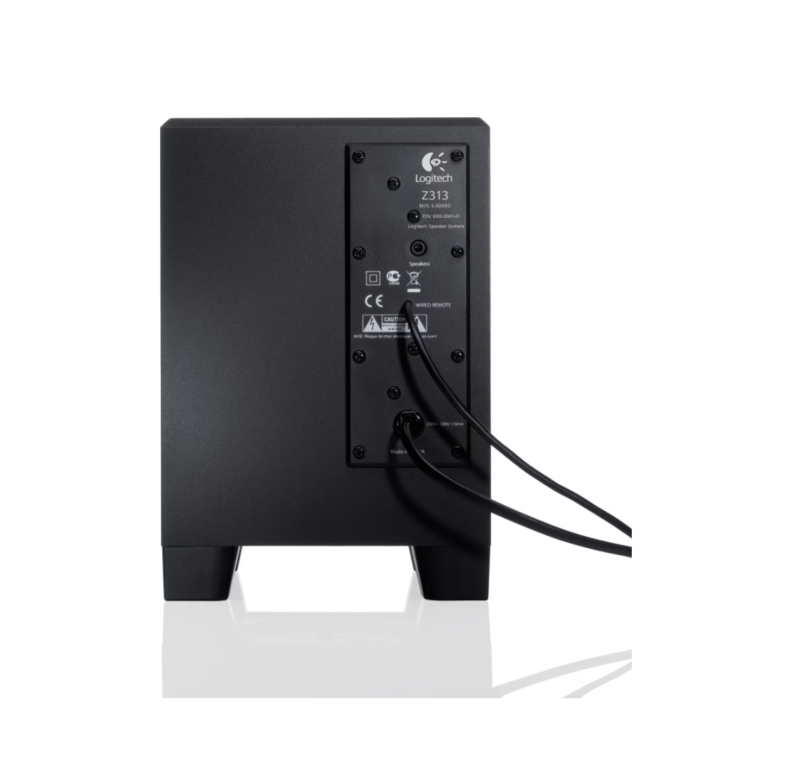 LOGITECH® | Z313 – 2.1 PC-Lautsprechersystem mit Subwoofer & Steuerungseinheit