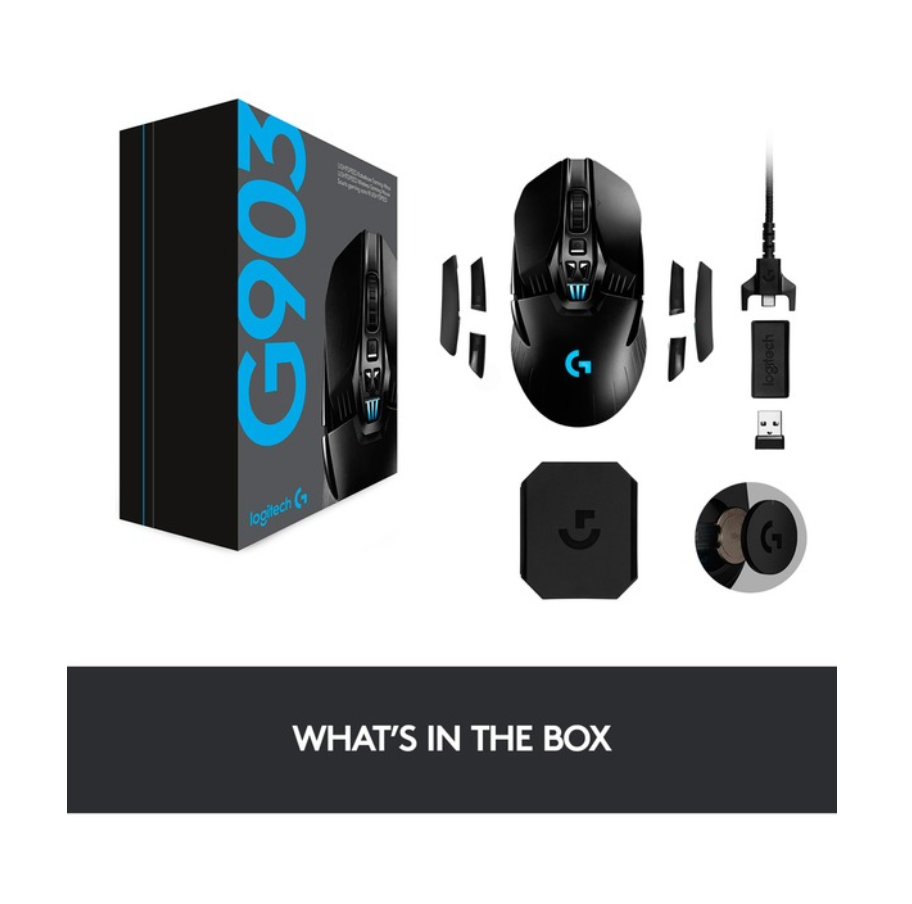 LOGITECH® | G903 HERO – Kabellose RGB-Gaming-Maus mit HERO 25K Sensor 11 Tasten