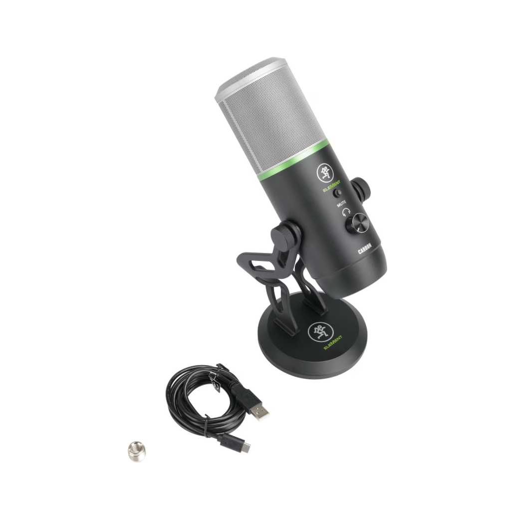MACKIE® | EM-CARBON – USB-Kondensatormikrofon für Streaming & Gaming