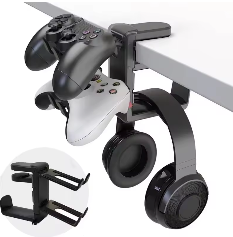 GOLOOT 2-in-1 Gaming Kopfhörer-Ständer Controller + Headset