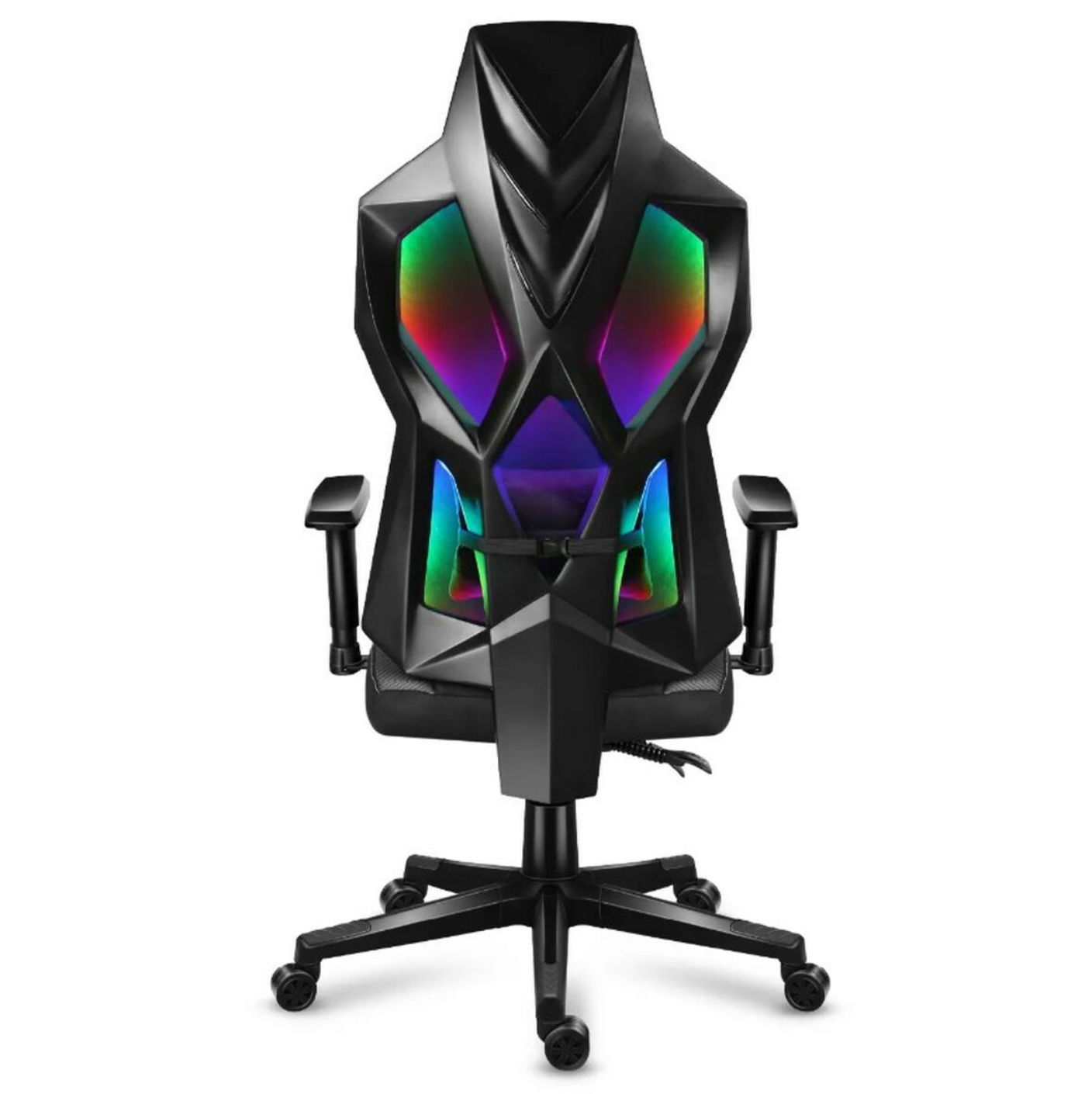 HUZARO Gaming-Stuhl Combat 6.2 – Schwarz Rückseite
