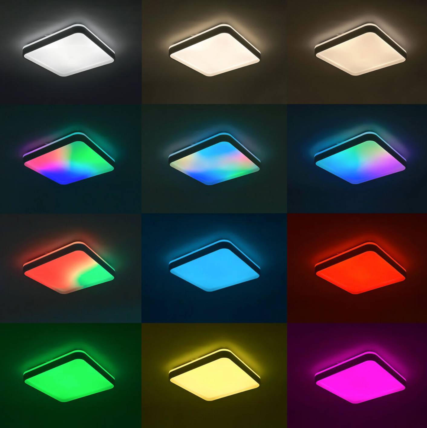 KSIX® | LED-Deckenleuchte Stellar Plus – 3000K bis 6500K RGB Modi