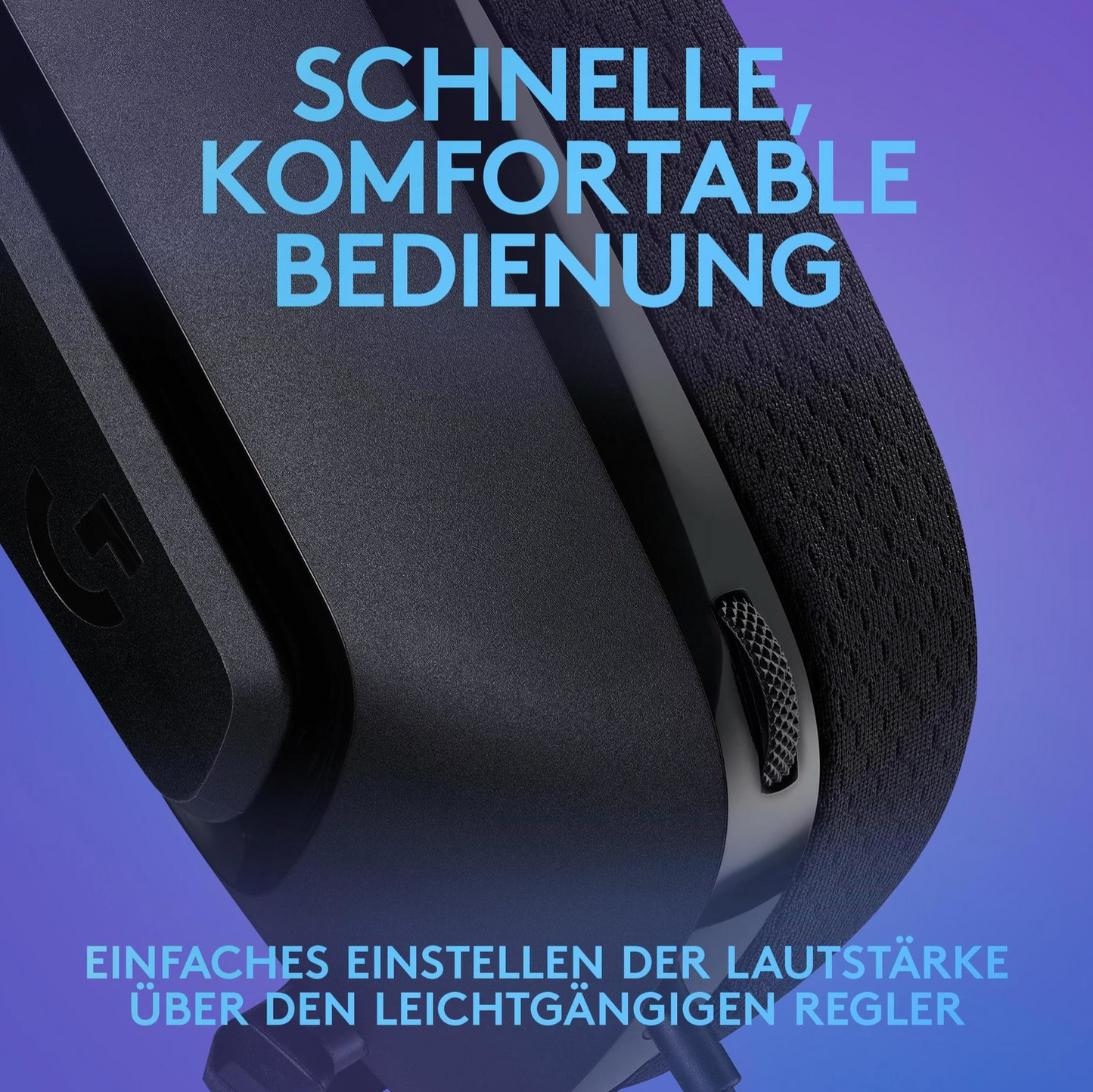 LOGITECH G335 – Kabelgebundenes Gaming-Headset schnelle Bedienung