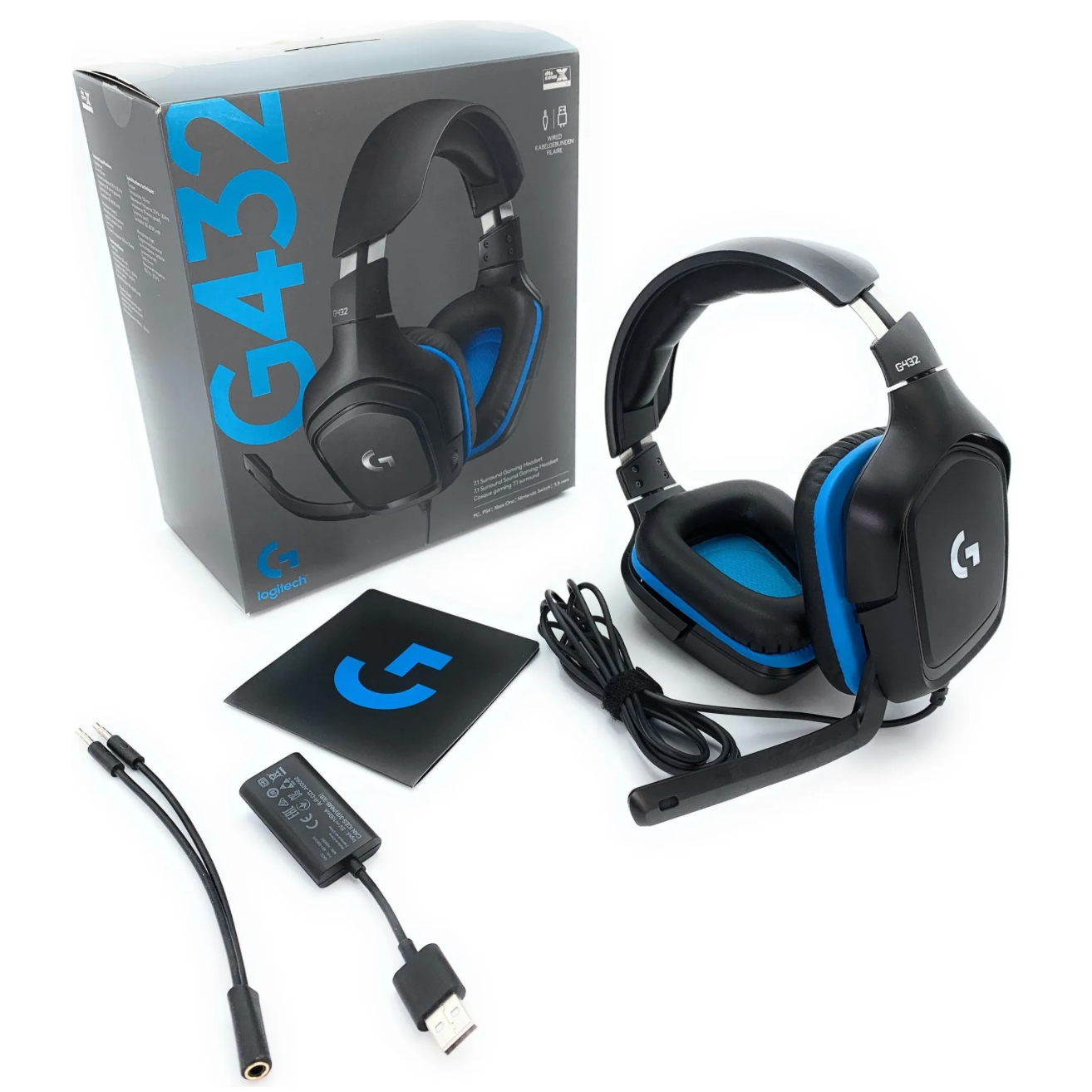 LOGITECH G432 – Gaming-Headset Inhalt