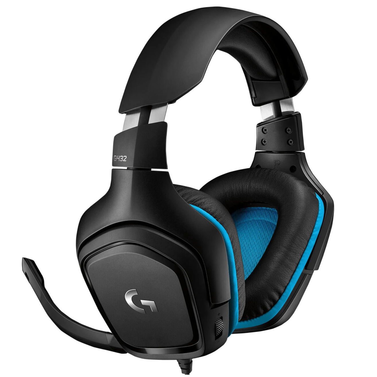 LOGITECH G432 – Gaming-Headset seitlich 2