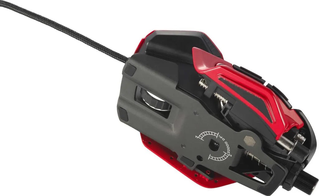MAD CATZ R.A.T. 8+ ADV Rot Kabelgebunden von Unten