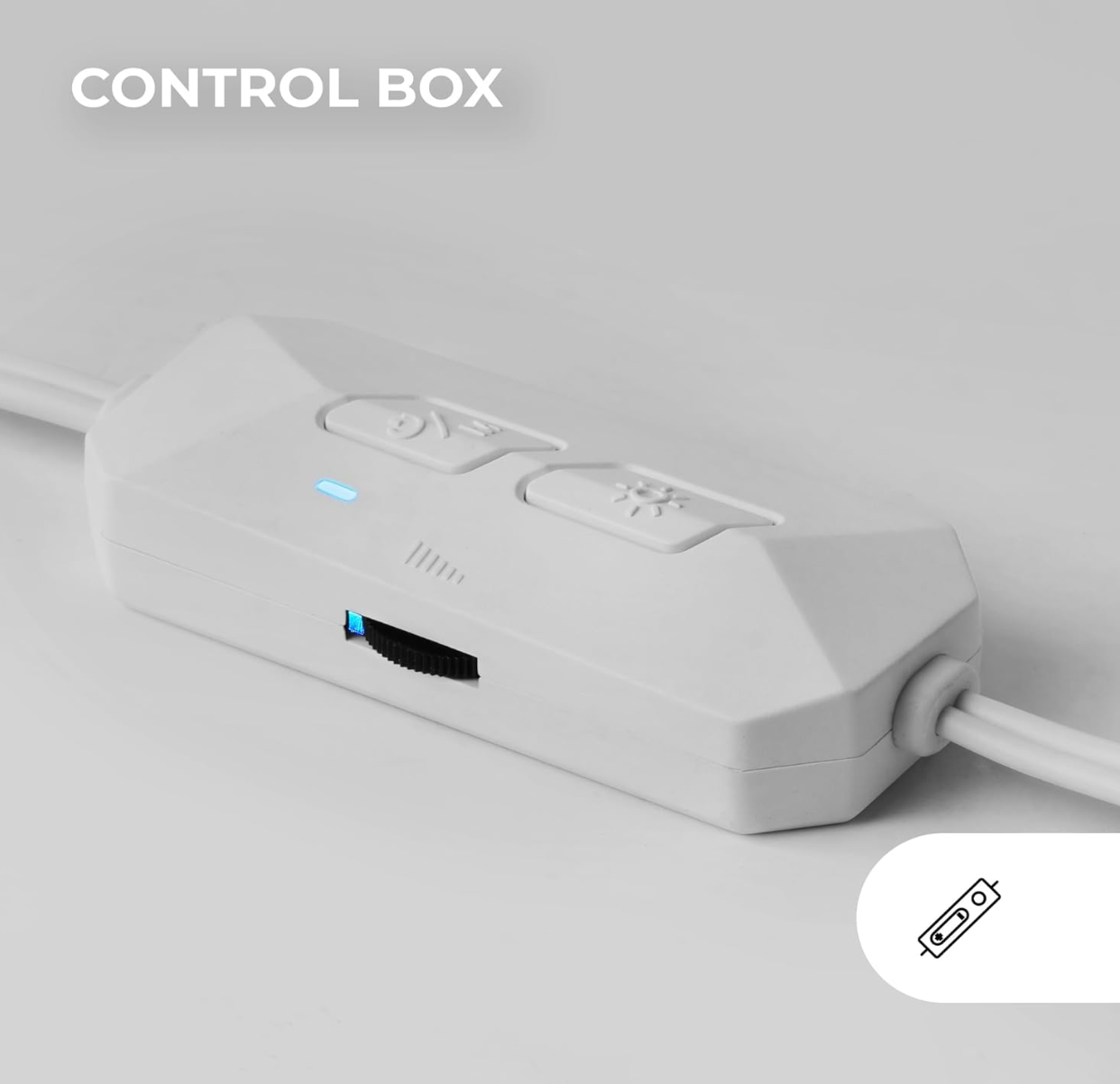 MARS GAMING® | Lautsprecher MSOM – Weiß Control Box