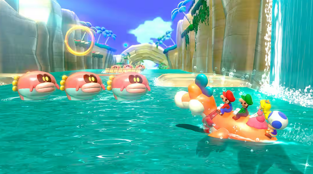 NINTENDO Switch Spiel – Mario 3D World 4x