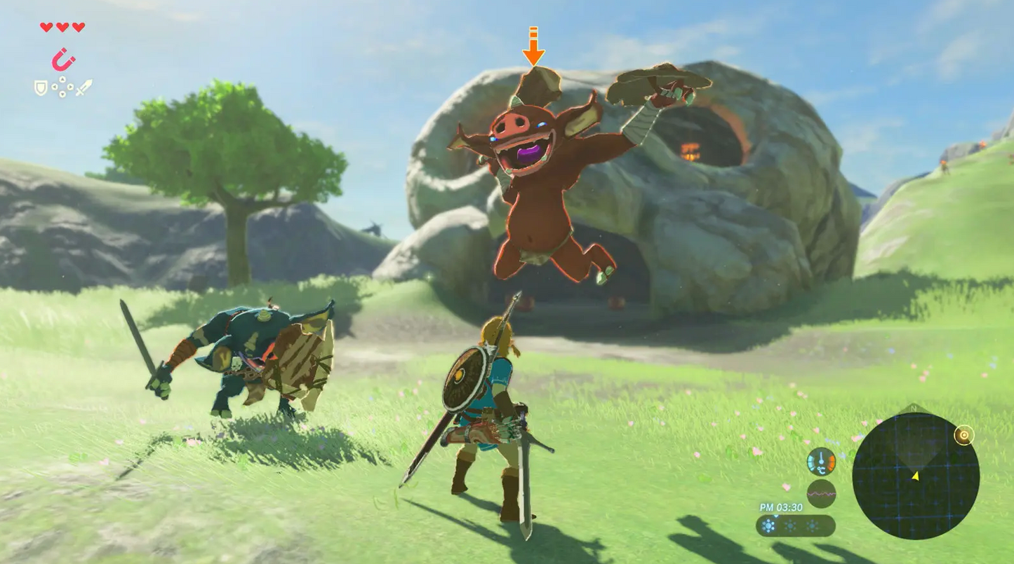 NINTENDO Switch Spiel – The Legend of Zelda: Breath of the Wild Kampf
