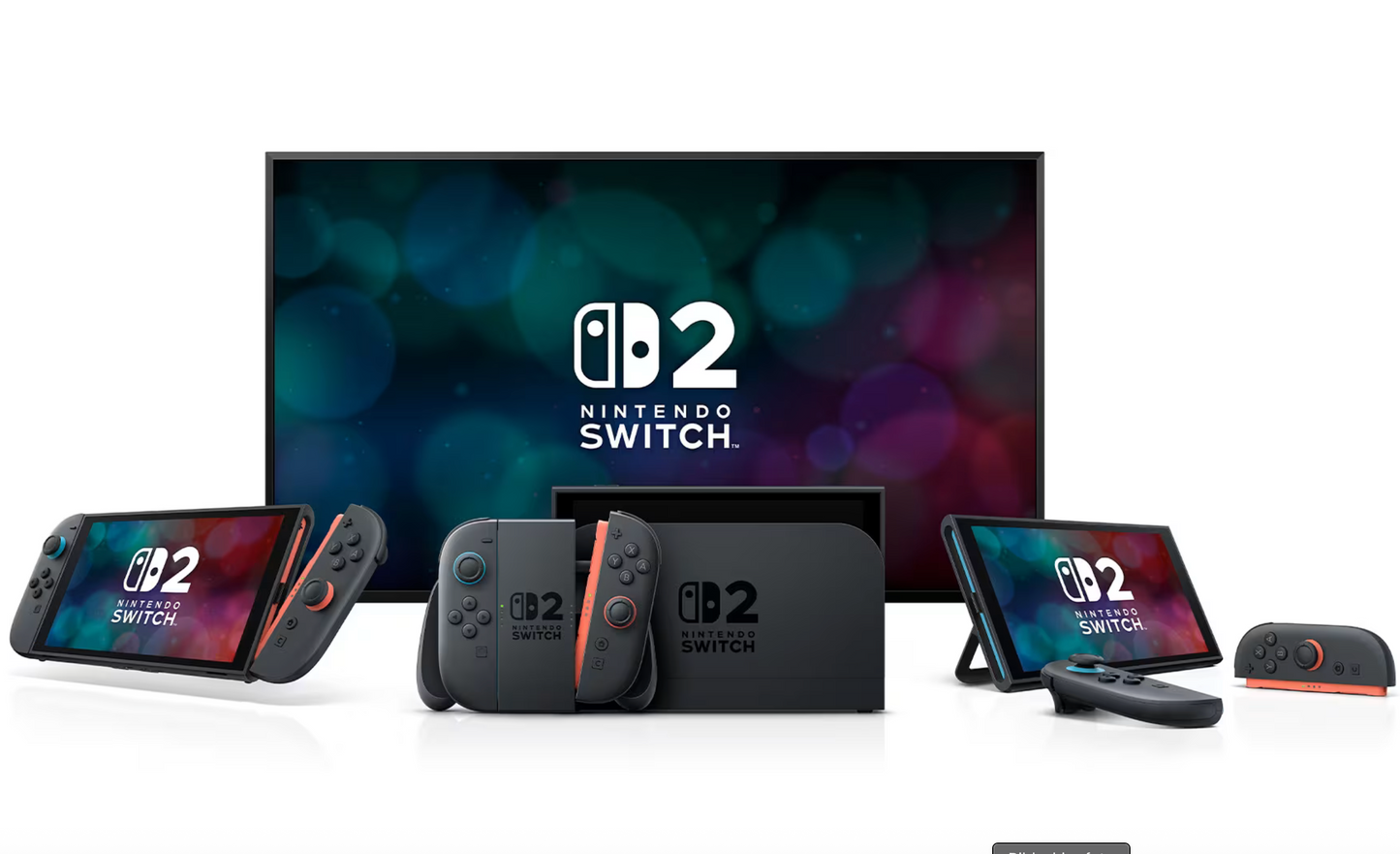 Nintendo Switch 2 Beispiel in allen Varianten