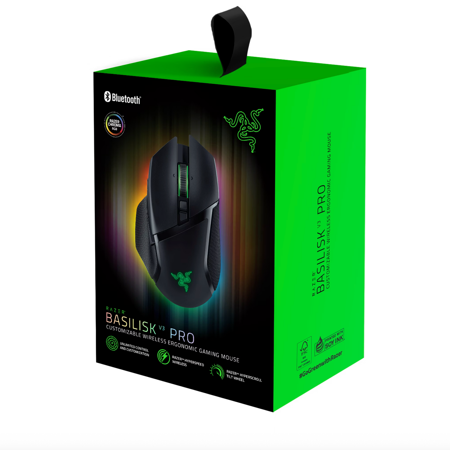 RAZER Basilisk V3 Pro – Kabellose Gaming-Maus Verpackung