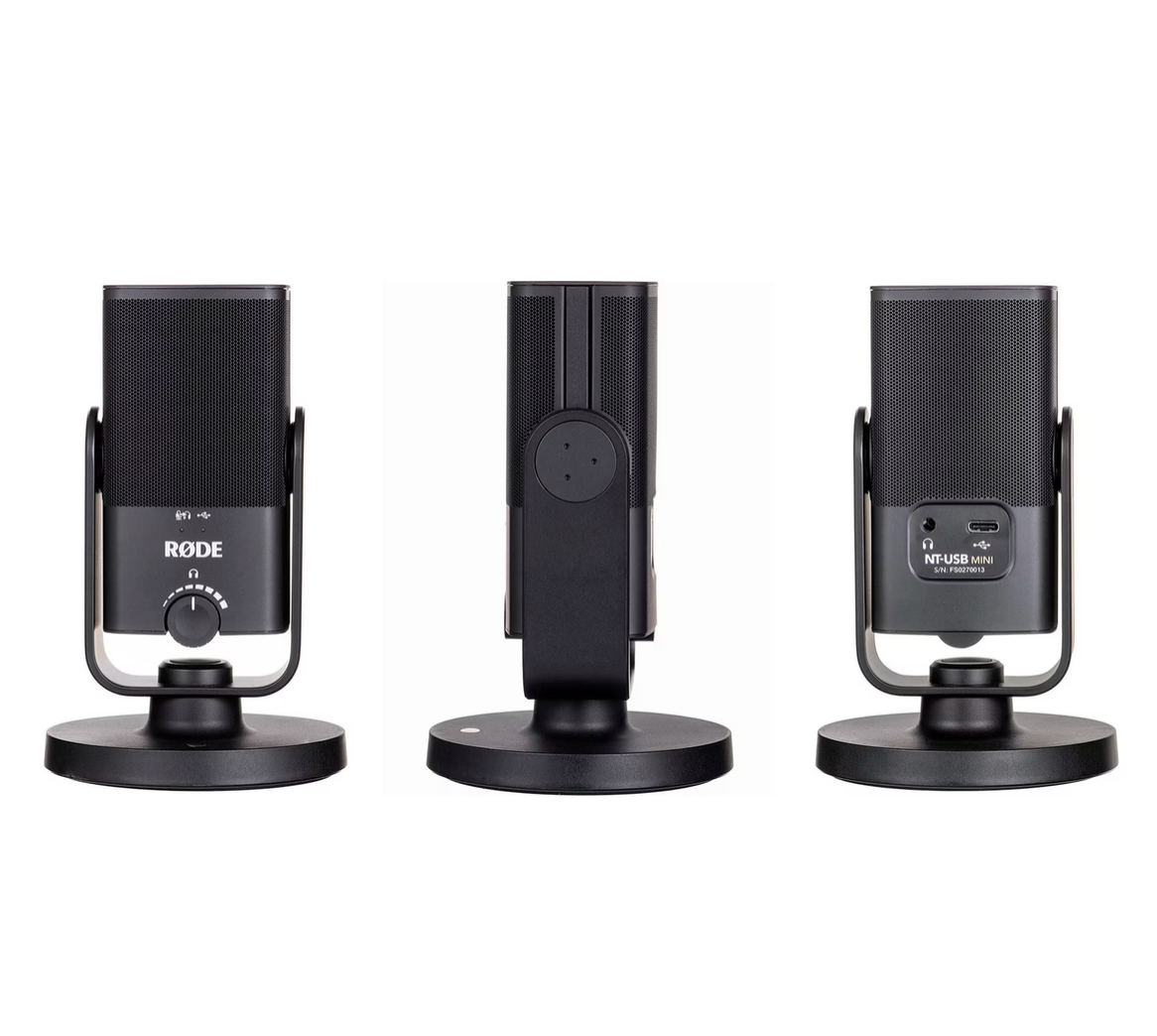 RODE NT-USB Mini – Kompaktes USB-Mikrofon von allen Seite