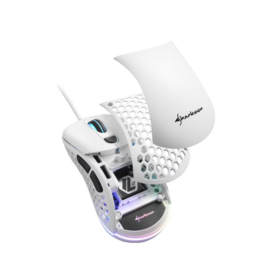 SHARKOON Light² 200 – Ultraleichte kabelgebundene Gaming-Maus Aufbau
