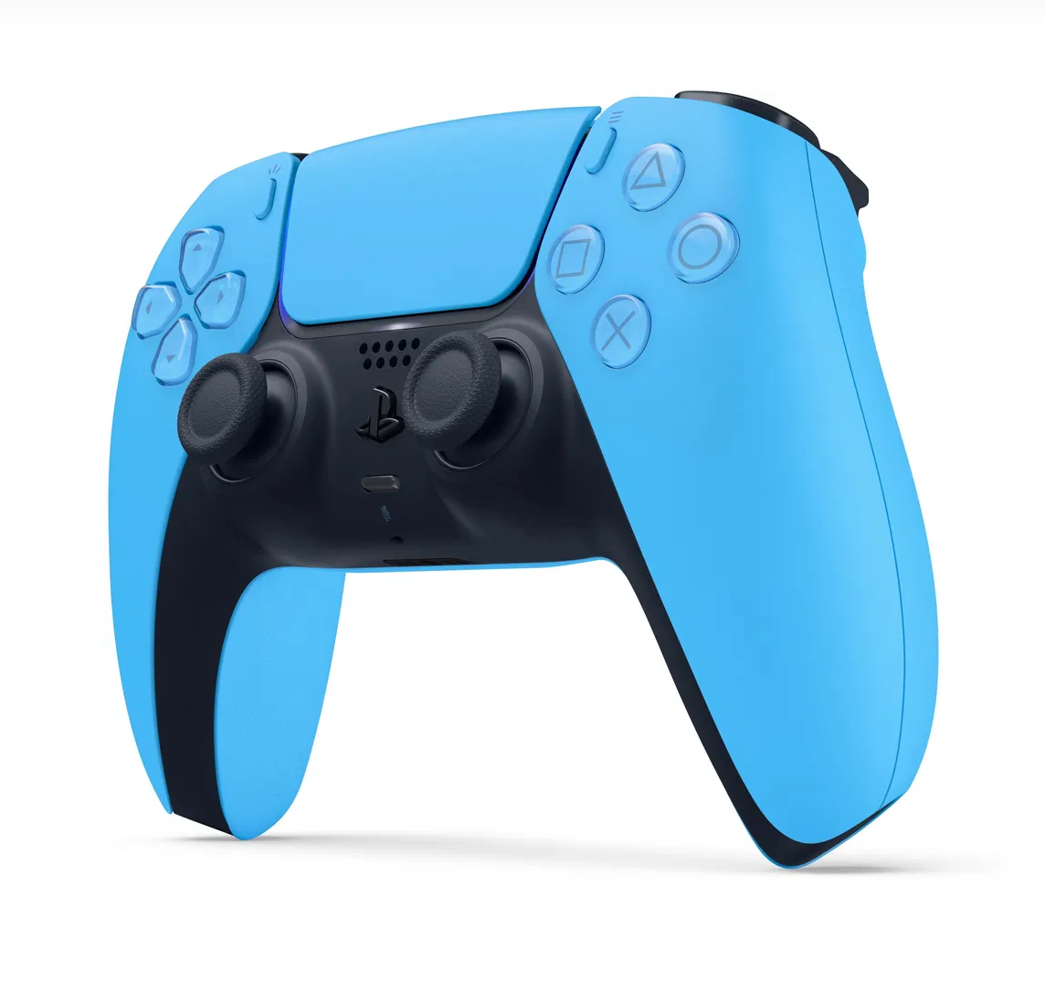 SONY DualSense Wireless-Controller – Starlight Blue Seitlich