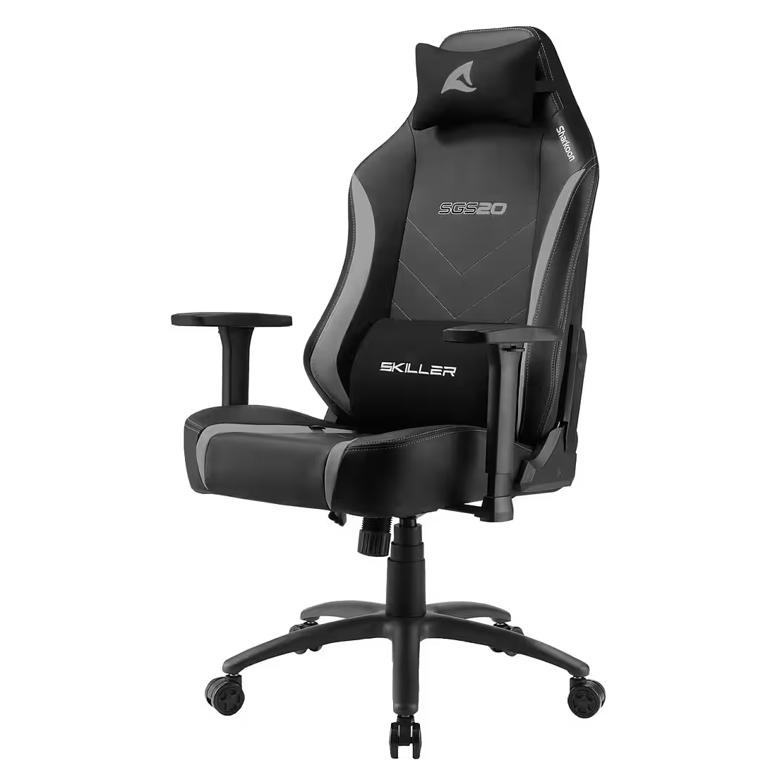 Sharkoon Gaming-Stuhl SGS20 – Schwarz seitlich