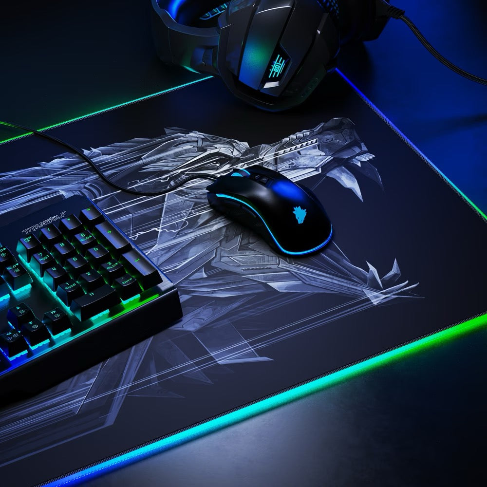 TITANWOLF RGB Gaming Mauspad