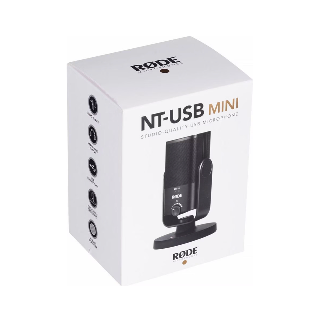 xRODE NT-USB Mini – Kompaktes USB-Mikrofon Verpackung