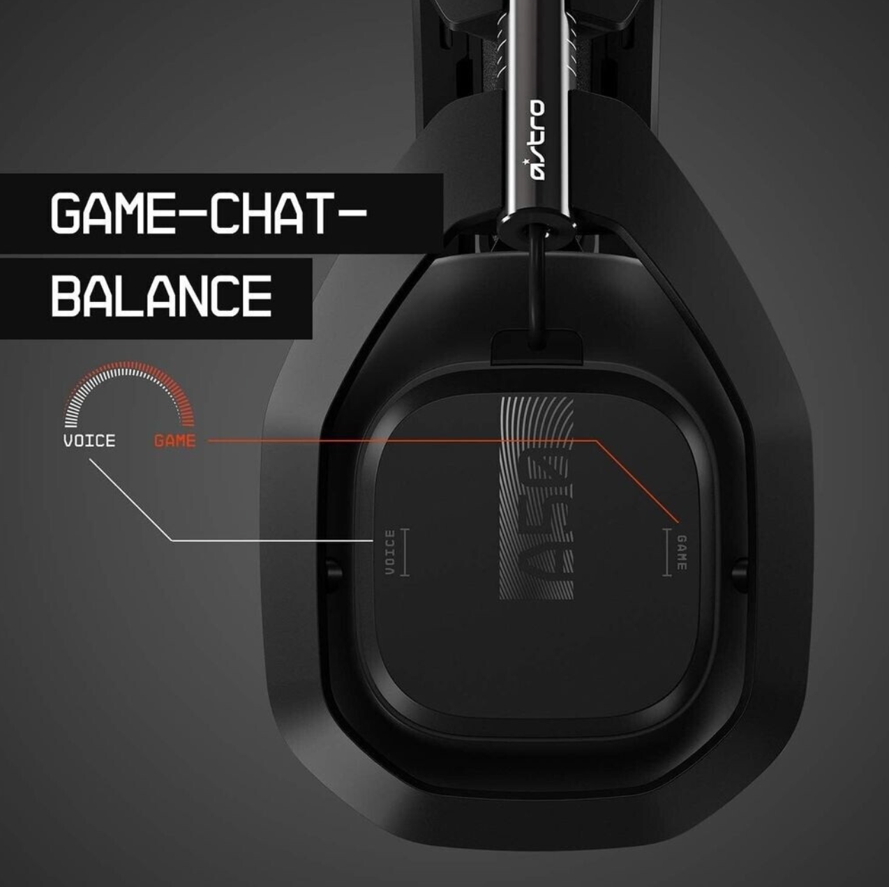 ASTRO A50 Wireless + Base Station Audio Chat Balance