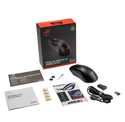 ASUS ROG Gladius III Wireless AimPoint – Kabellose Gaming-Inhalt