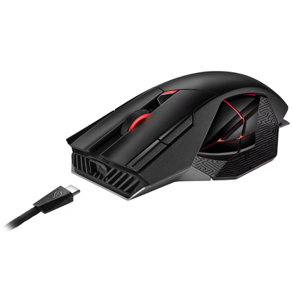 ASUS ROG Spatha X – Kabellose Gaming-Maus Anschlusstyp
