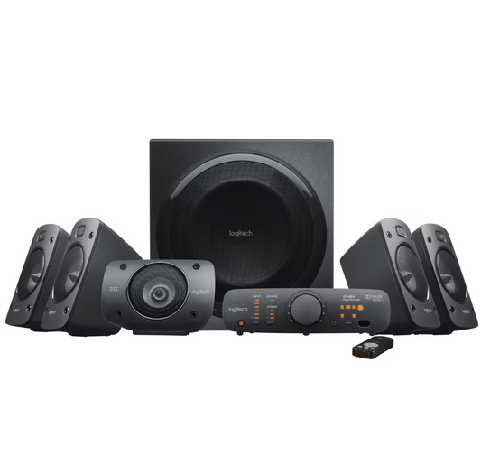 LOGITECH® | Z906 5.1 Speaker System – PC-Lautsprecher mit Surround-Sound & THX