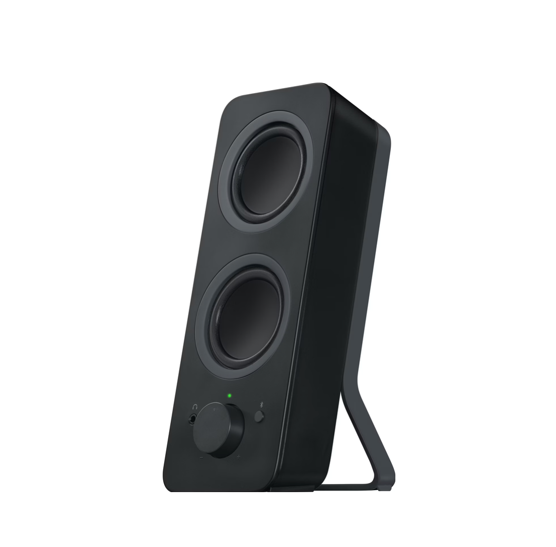 LOGITECH® | Z207 – Kabellose 2.0 PC-Lautsprecher mit Bluetooth & 3,5 mm-Klinke (Schwarz)