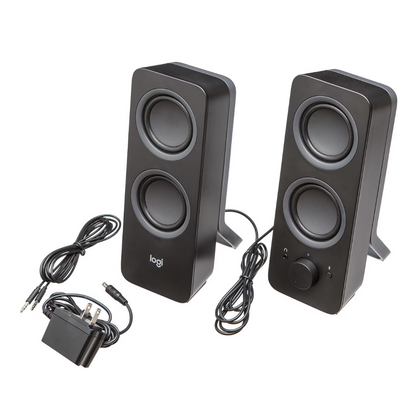 LOGITECH® | Z207 – Kabellose 2.0 PC-Lautsprecher mit Bluetooth & 3,5 mm-Klinke (Schwarz)