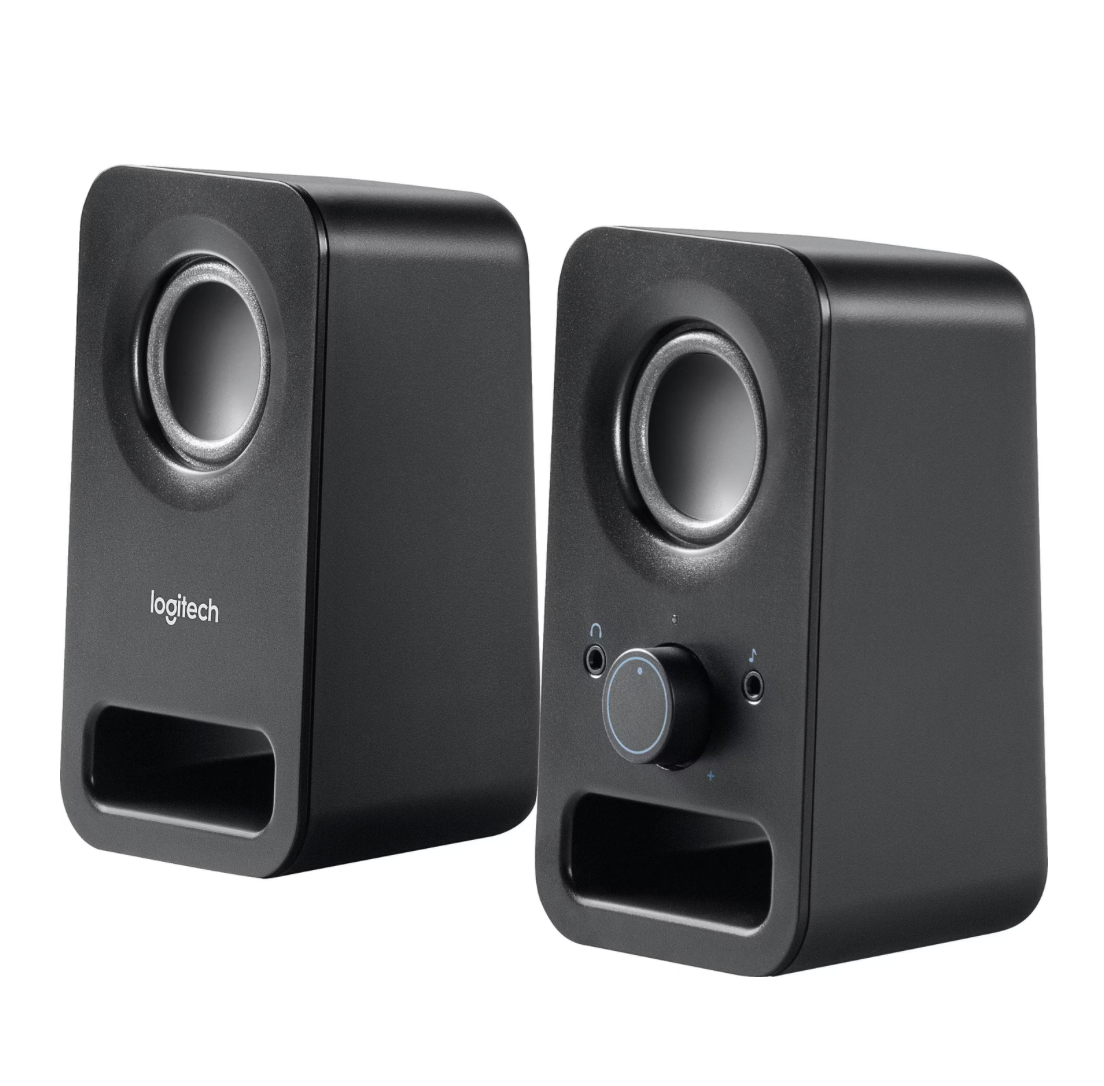 LOGITECH® | Z150 – 2.0 Stereo-Lautsprecher für PC & Multimedia (Schwarz)