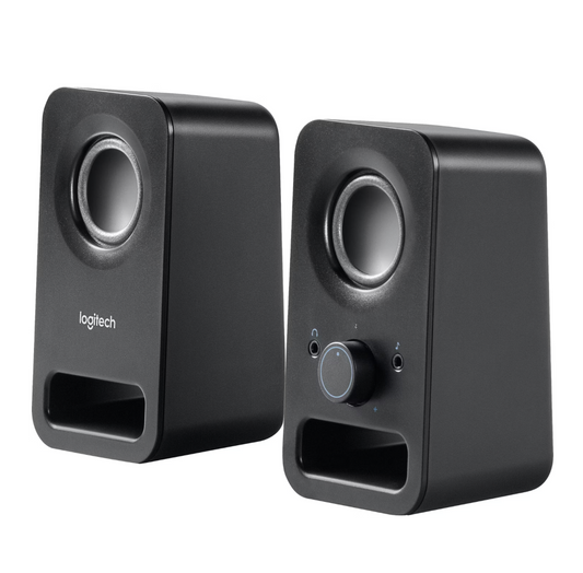 LOGITECH® | Z150 – 2.0 Stereo-Lautsprecher für PC & Multimedia (Schwarz)