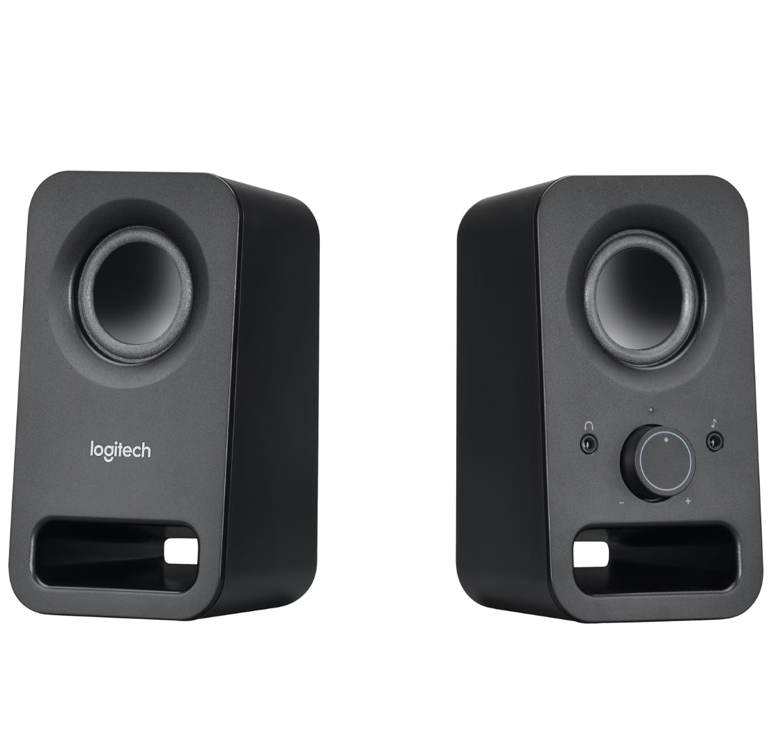 LOGITECH® | Z150 – 2.0 Stereo-Lautsprecher für PC & Multimedia (Schwarz)