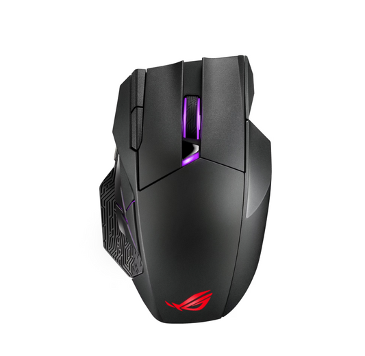 ASUS® | ROG Spatha X – Kabellose Gaming-Maus mit 12 Tasten, RGB & 19.000 DPI