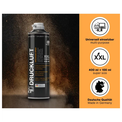OCTOPUS® | Druckluftspray 500 ml – Reinigungs-Spray für Elektronik & Hardware