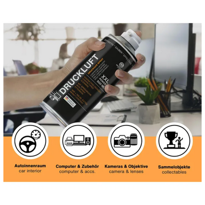 OCTOPUS® | Druckluftspray 500 ml – Reinigungs-Spray für Elektronik & Hardware