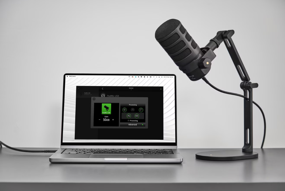 RODE® | PodMic USB – Dynamisches USB/XLR-Mikrofon für Streaming & Podcasts