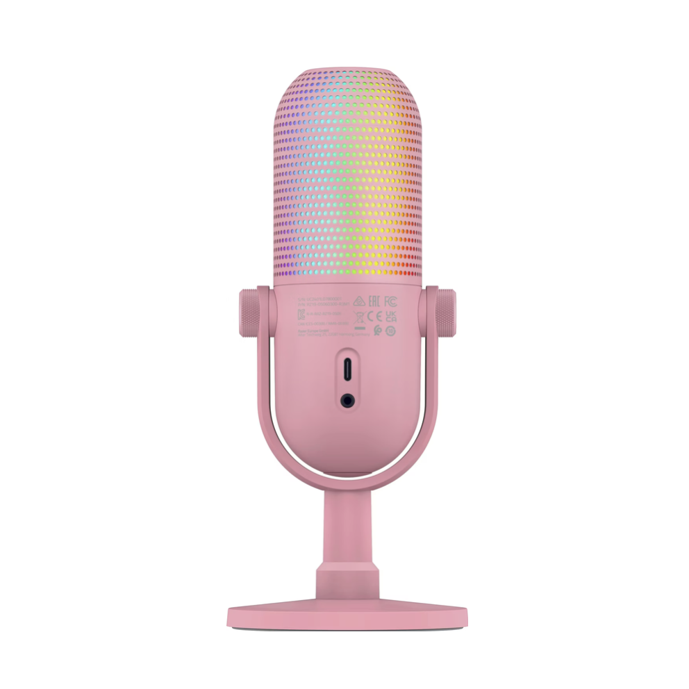 RAZER® | Seiren V3 Chroma – USB-Mikrofon Quartz Edition für Streaming & Gaming