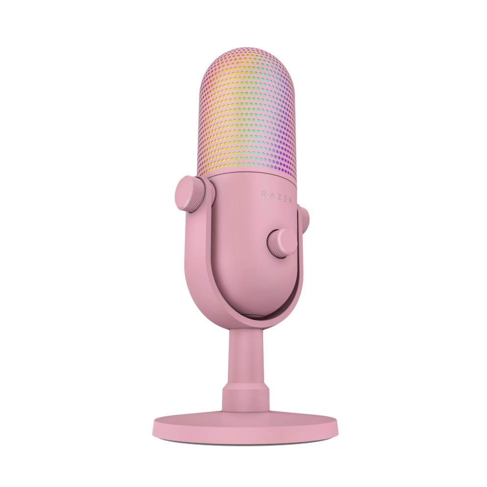 RAZER® | Seiren V3 Chroma – USB-Mikrofon Quartz Edition für Streaming & Gaming