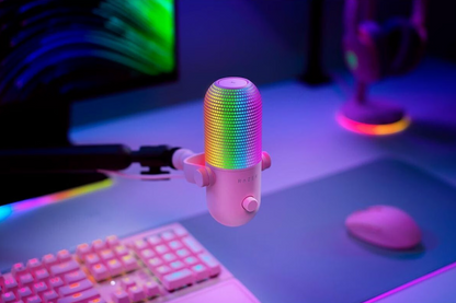 RAZER® | Seiren V3 Chroma – USB-Mikrofon Quartz Edition für Streaming & Gaming