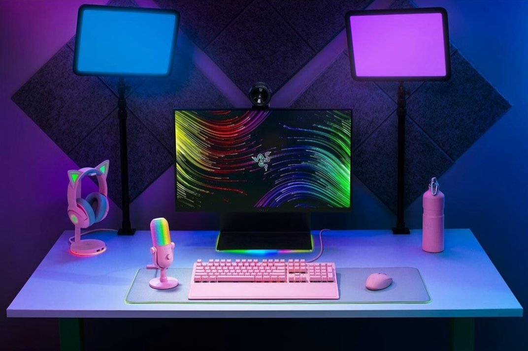 RAZER® | Seiren V3 Chroma – USB-Mikrofon Quartz Edition für Streaming & Gaming