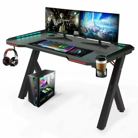 GOLOOT® | Gaming-Schreibtisch mit RGB-LED – Funktion