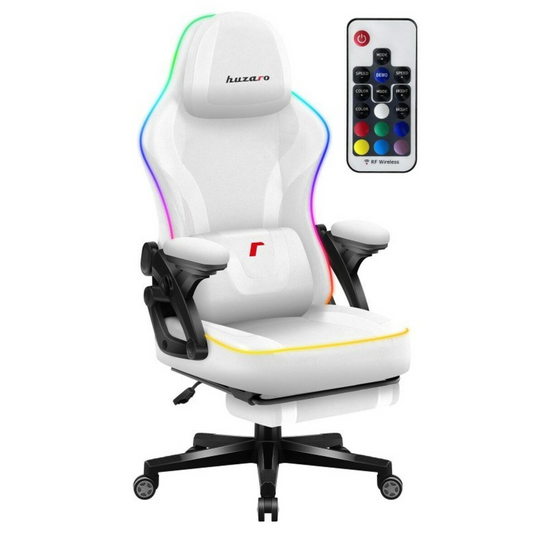 Gaming-Stuhl Huzaro HZ-FORCE 4.6 RGB WHITE MESH