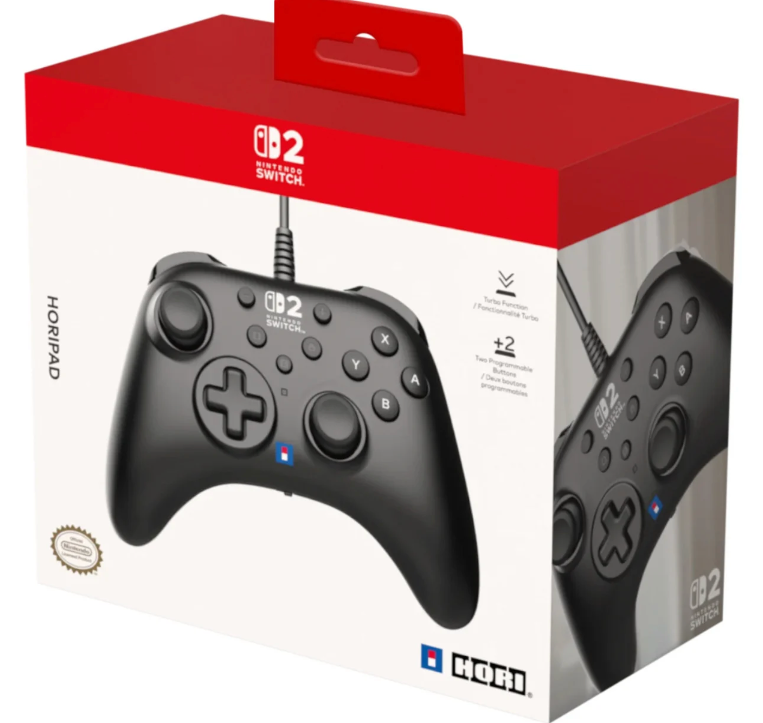 HORI HORIPAD Turbo – Präzises Gamepad Verpackung