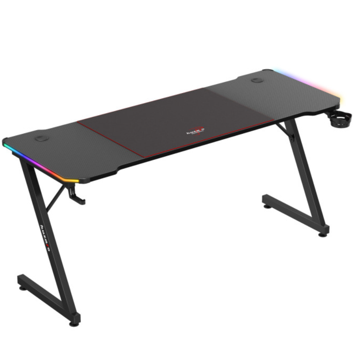 HUZARO Gaming-Schreibtisch HZ-Hero schwarz seitlich 2