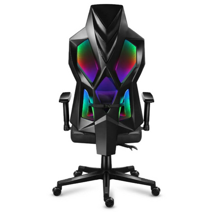 HUZARO Gaming-Stuhl Combat 6.2 – Schwarz Rückseite 