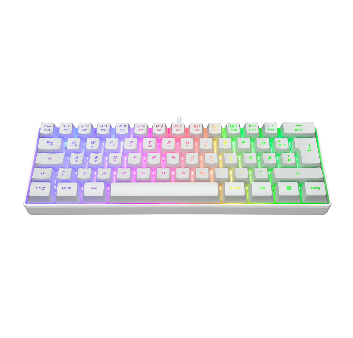 ISY IGK 3500-WT – Kabelgebundene Gaming-Tastatur 