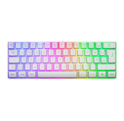 ISY IGK 3500-WT – Kabelgebundene Gaming-Tastatur RGB 