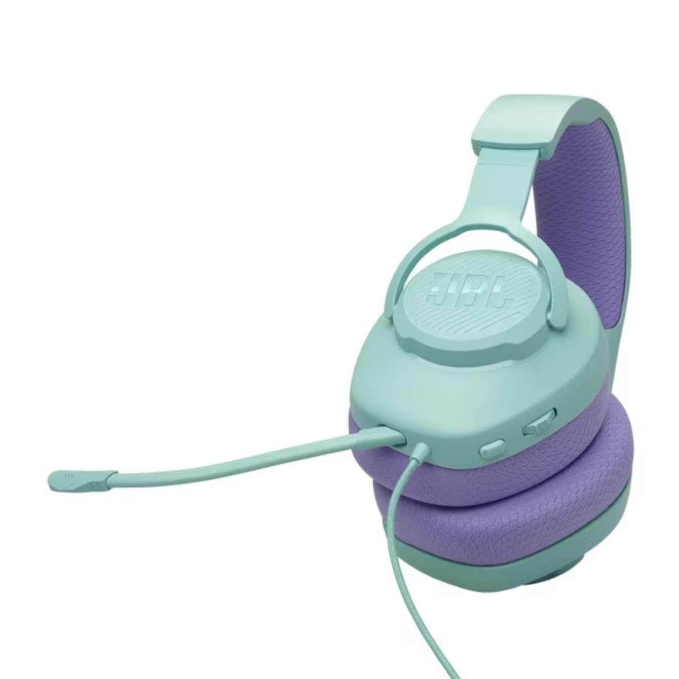 JBL  Quantum 100 M2 – Over-Ear Gaming-Headset cyan von Unten