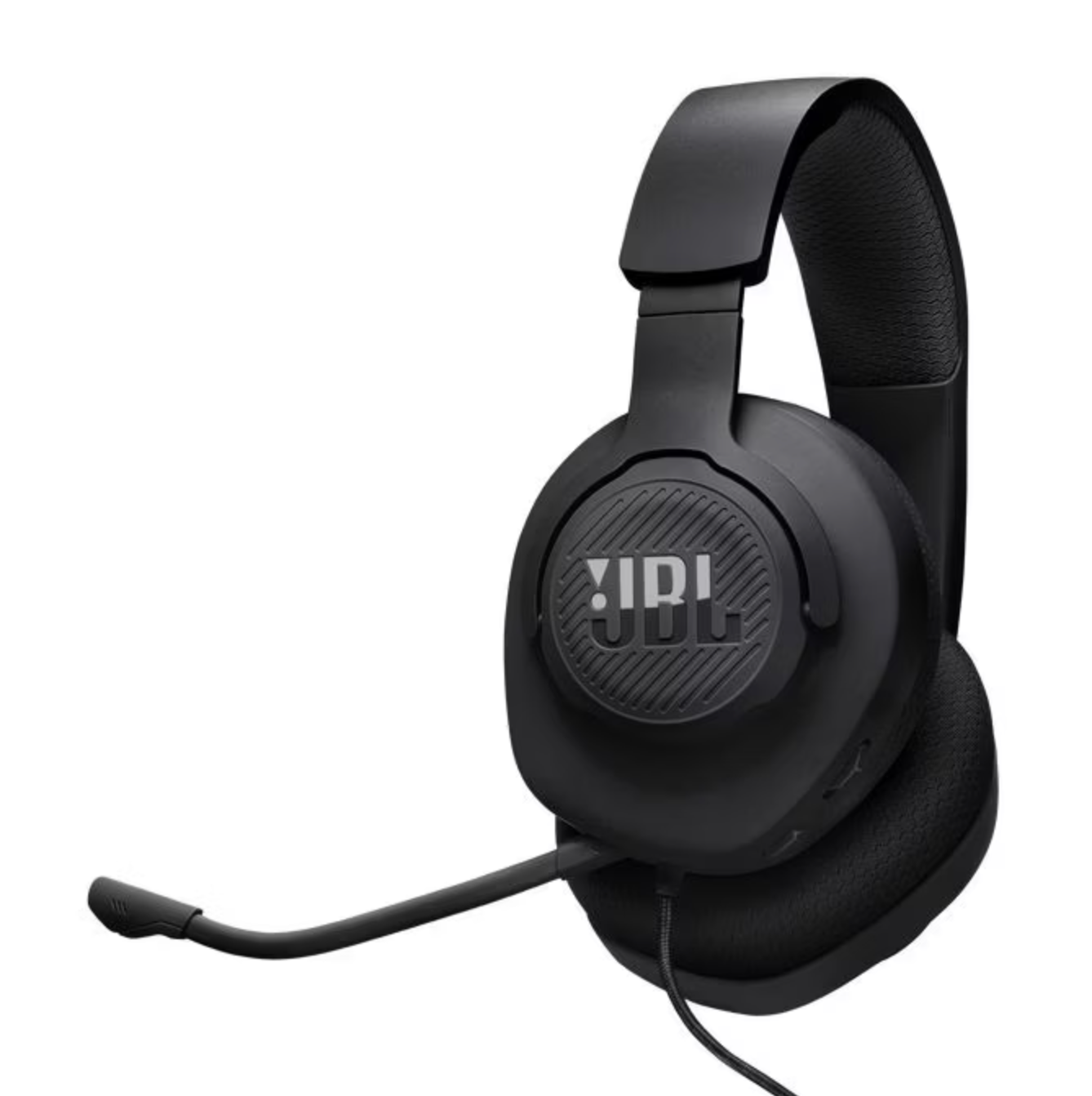 JBL Quantum 100 M2 – Over-Ear Gaming-Headset schwarz seitlich