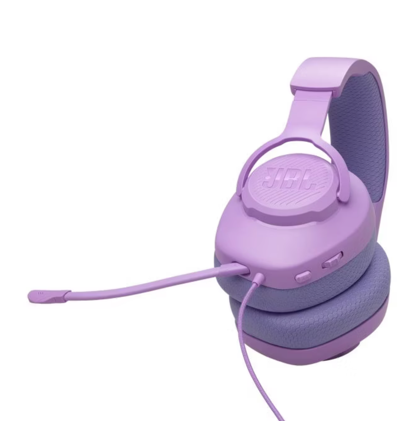 JBL Quantum 100 M2 – Over-Ear Gaming-Headset violett seitlich 2