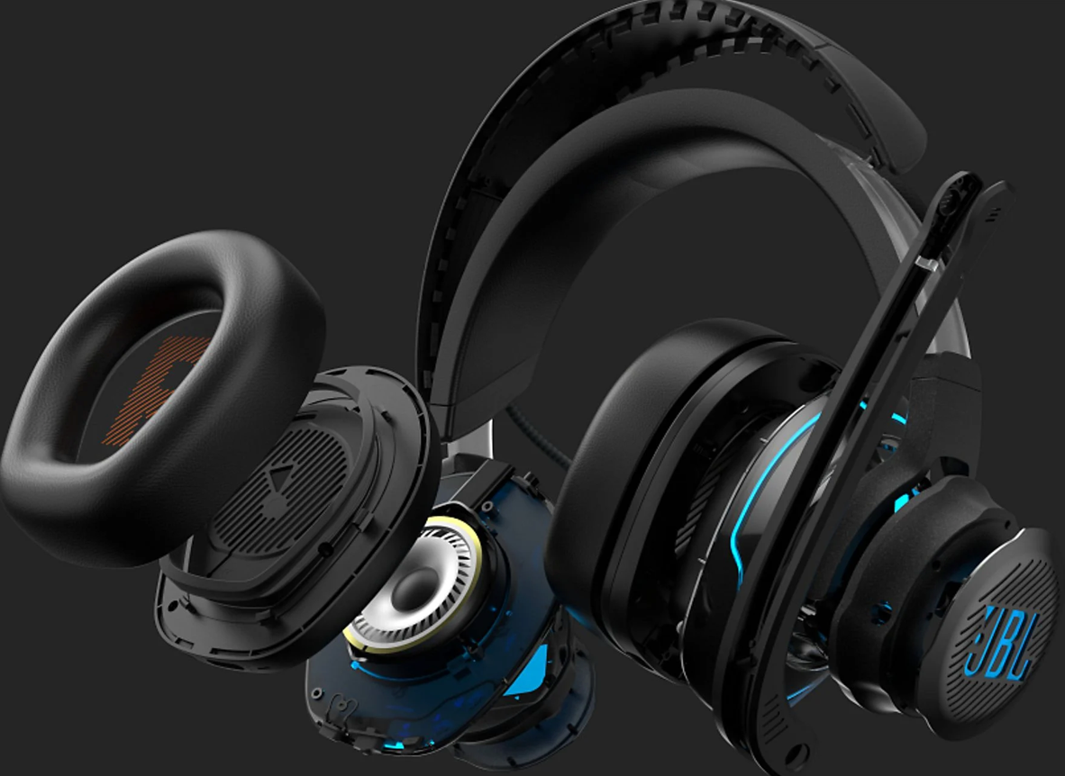JBL Quantum 910 Wireless – Kabelloses Gaming-Headset  Aufbau