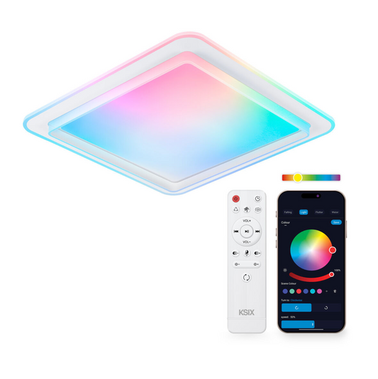 KSIX® | LED-Deckenleuchte Celeste – 3000K bis 6500K